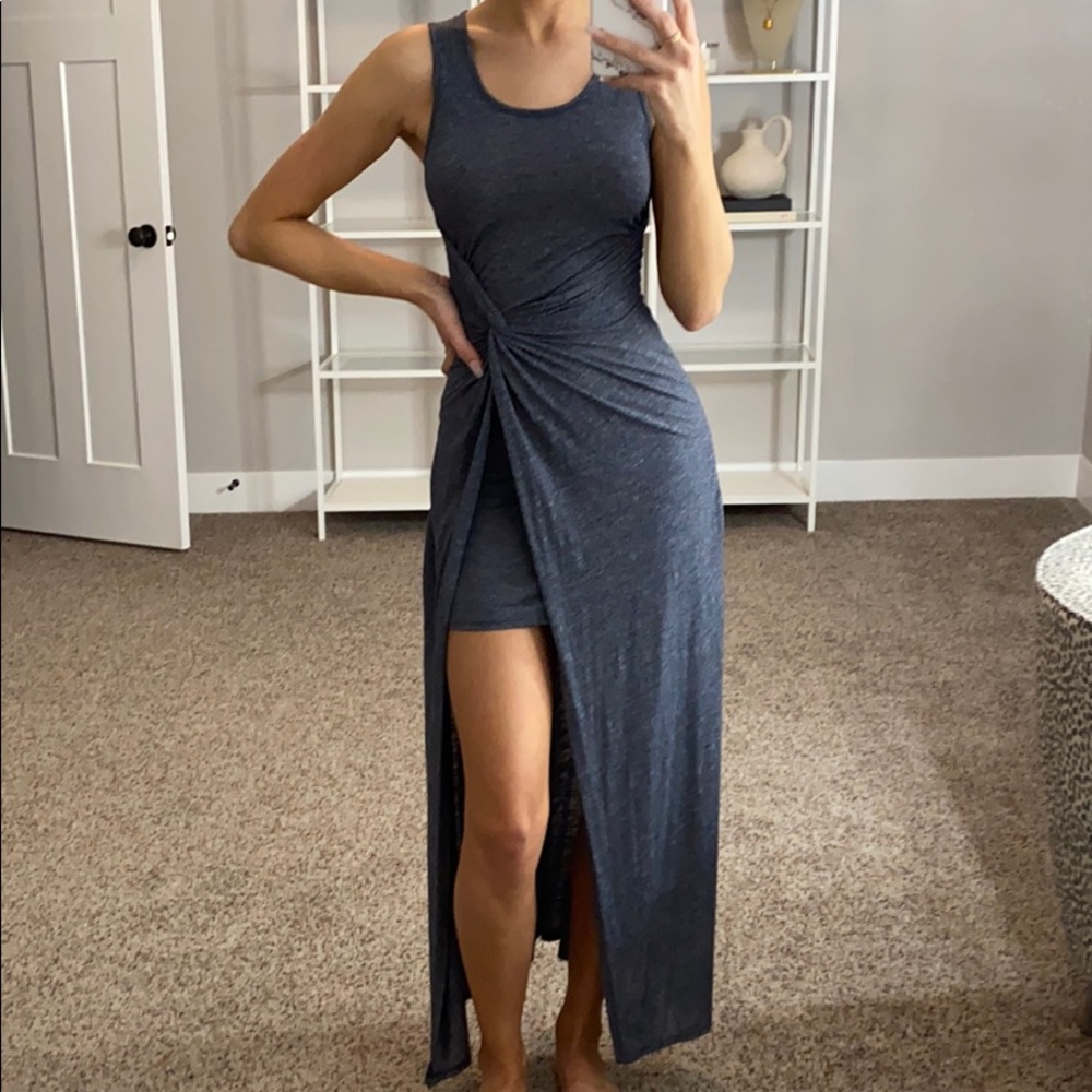 Gray Maxi Dress